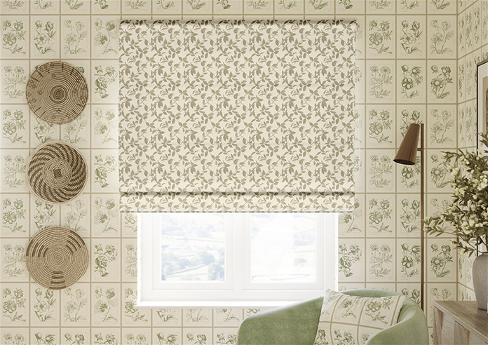 Plum Line, Cashmere - Twist&Fit Roman Blind - Image 3